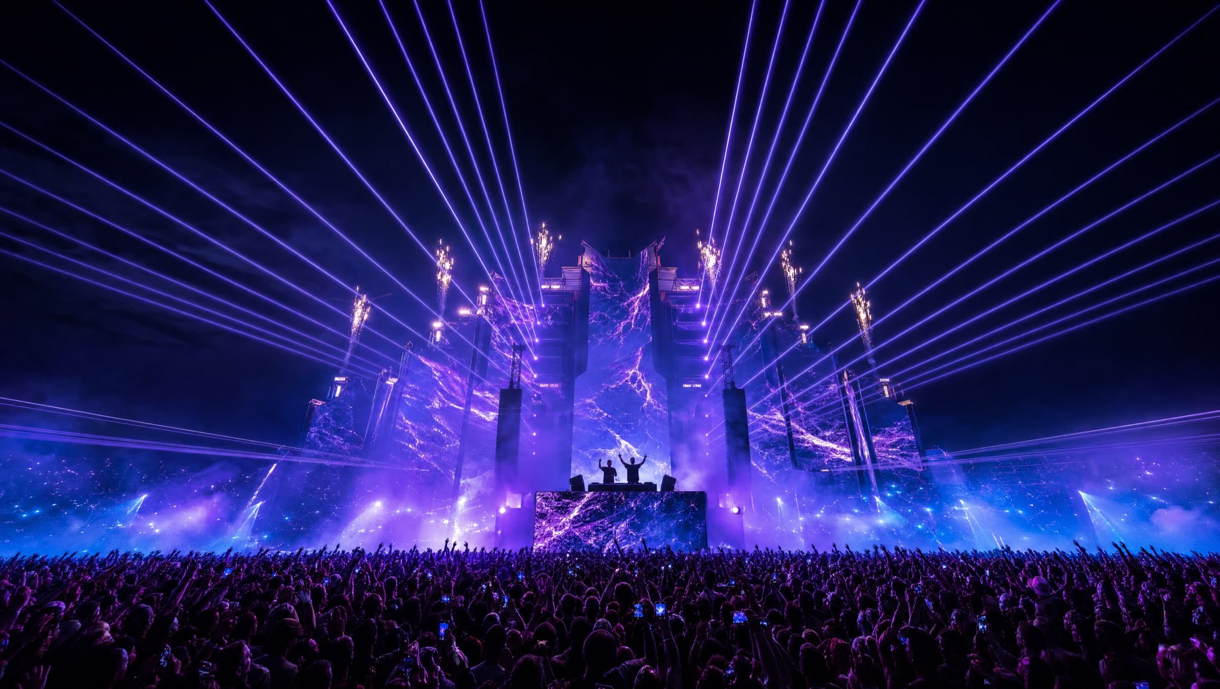 Festival mainstage under the spotlights in Belgium